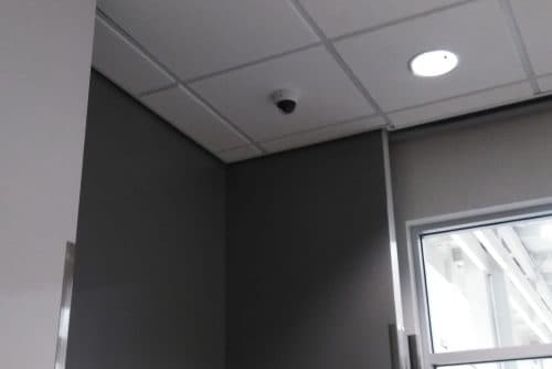 Smart home control panel installation, alternate view