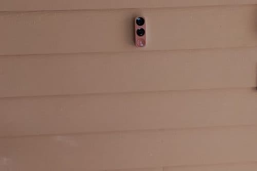 Completed security system installation