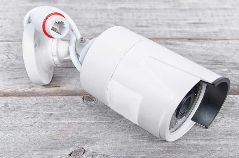 Internet-connected home security camera